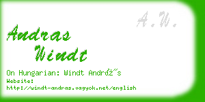 andras windt business card